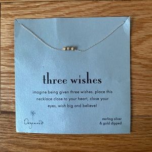Dogeared “Three Wishes” 18” Necklace
